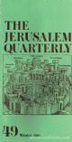 The Jerusalem Quarterly ; Number Forty Nine, Winter 1988